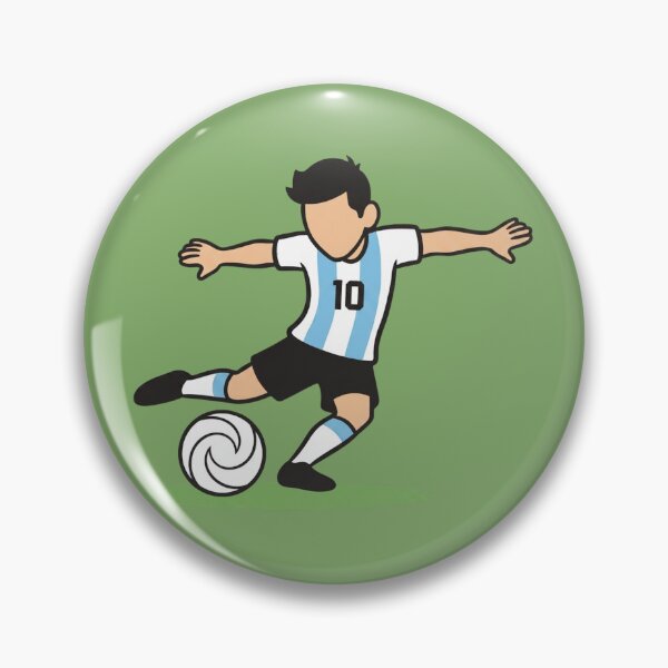 Item preview, Messi Argentina Number 10 Soccer Player Illustration Decal designed and sold by 21 Tulips.
