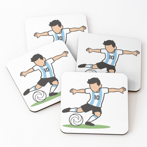 Item preview, Messi Argentina Number 10 Soccer Player Illustration Decal designed and sold by 21 Dragonflies.