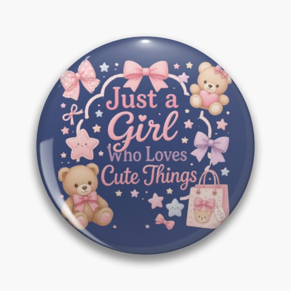 Item preview, Just a Girl Who Loves Cute Things Sticker designed and sold by Stylestickers55.