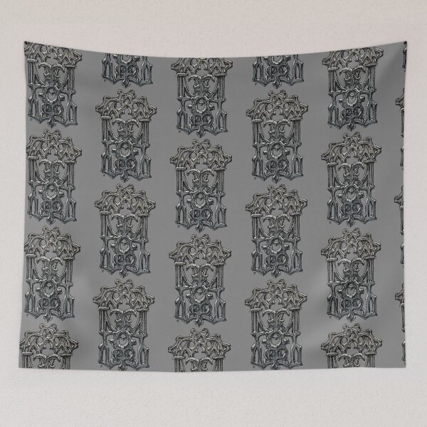 Item preview, Gothic Architectural Style Ornament Illustration - Alternative Fashion Design designed and sold by JustasVebra.