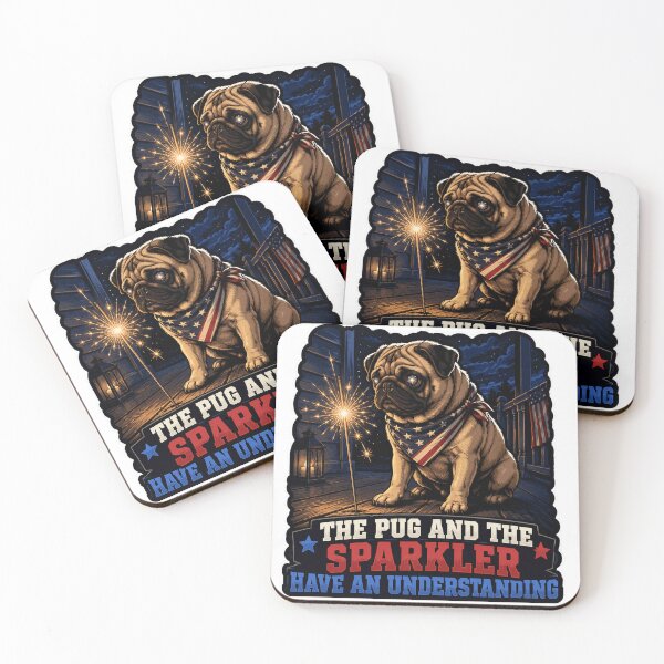 Item preview, Pug and Sparkler Understanding designed and sold by Squiggle Happy.