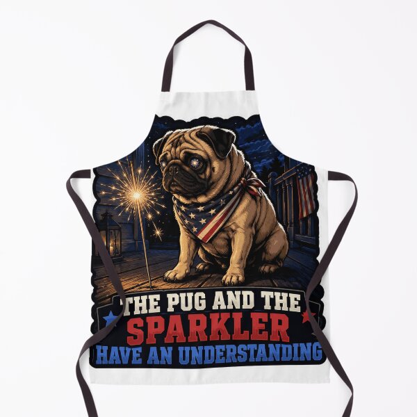 Item preview, Pug and Sparkler Understanding designed and sold by Squiggle Happy.