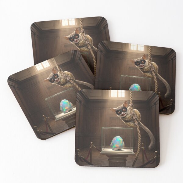 Item preview, Bush Baby Steals a Magnificent Opal designed and sold by Tridentulus.