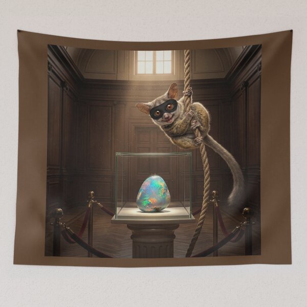 Item preview, Bush Baby Steals a Magnificent Opal designed and sold by Tridentulus.
