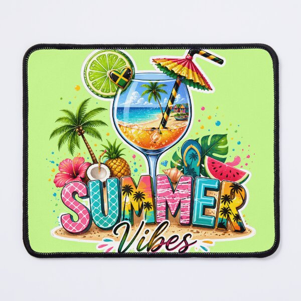 Item preview, Tropical Beach Cocktail Vacation Design designed and sold by Pampam-stickers.