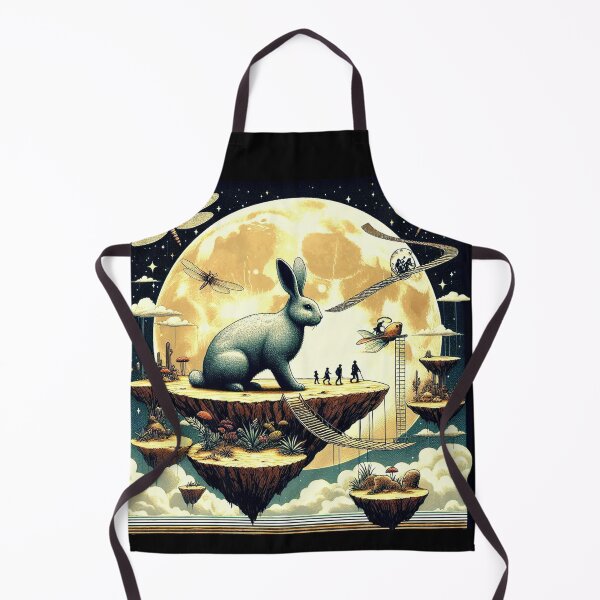 Item preview, Surreal Rabbit Island – Dreamlike Fantasy Scene designed and sold by Dogandesighn.