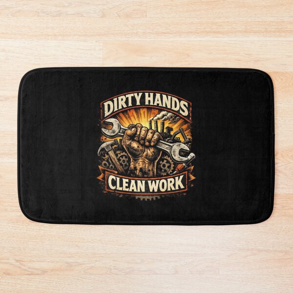 Item preview, Dirty Hands Clean Work - HVAC Technician Blue Collar Tradesman Design designed and sold by FrozenHeat97.