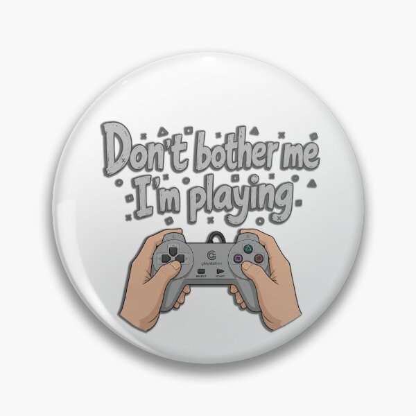 Item preview, Don't Bother Me, I'm Gaming designed and sold by Glitch Core.