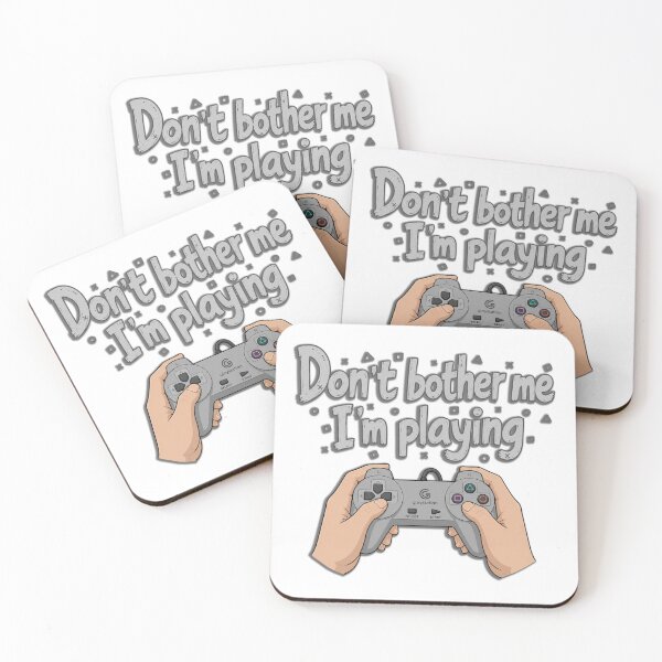 Item preview, Don't Bother Me, I'm Gaming designed and sold by Glitch Core.