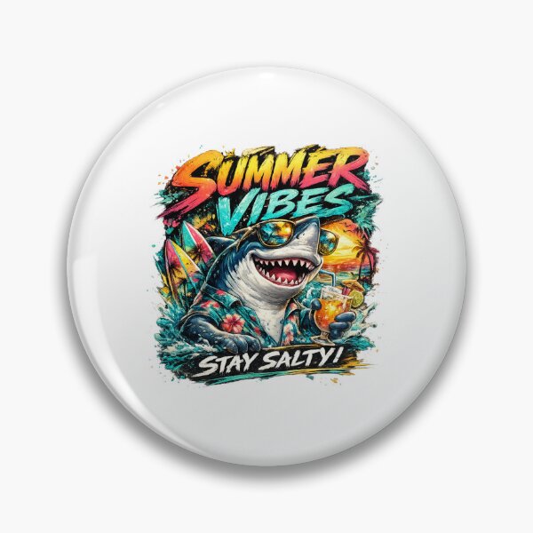 Item preview, Summer Vibes Shark designed and sold by AchraffPrint.
