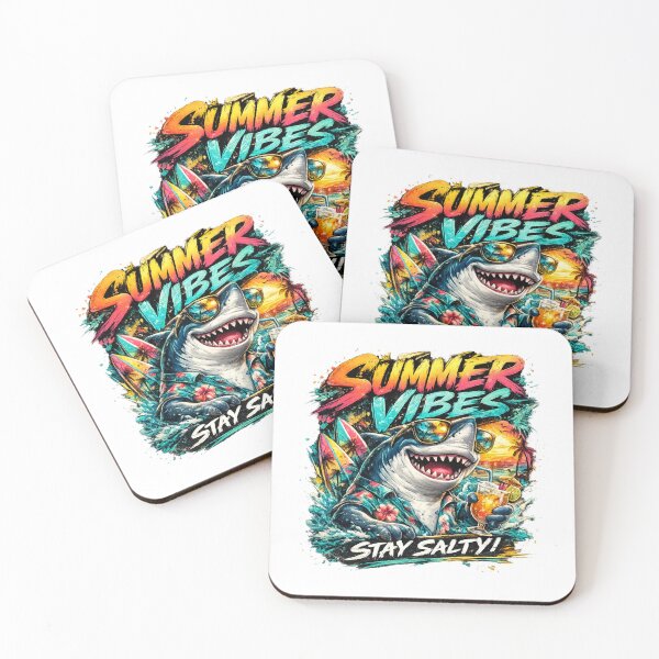 Item preview, Summer Vibes Shark designed and sold by AchraffPrint.