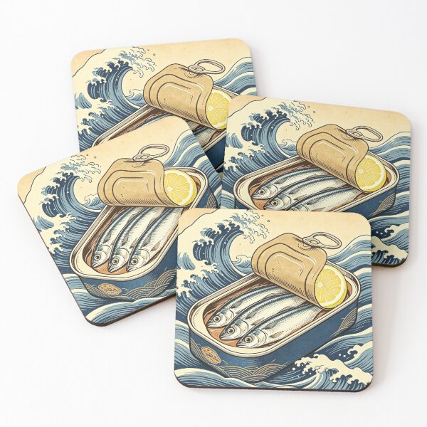 Item preview, Vintage Sardine Can Label designed and sold by synthoso.