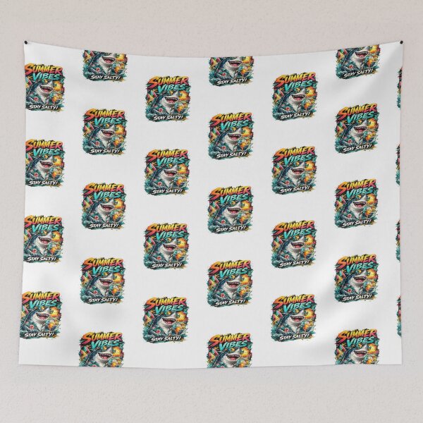 Item preview, Summer Vibes Shark designed and sold by AchraffPrint.