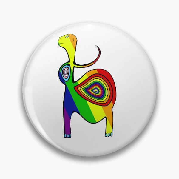 Item preview, Rainbow Dinosaur LGBT+ designed and sold by AzureSparkler.