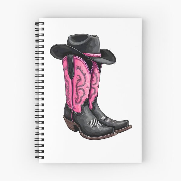 Item preview, Black & Pink Cowboy Boots Art Print | Yee-Haw! Sweet Chaos Cowboy Boot Collection designed and sold by Sweetchaos73.