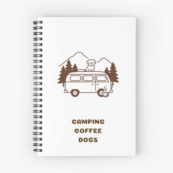 Item preview, Camping Coffee Dogs – Funny Dog Lover & Coffee Lover Camping Design designed and sold by gluxdesing.
