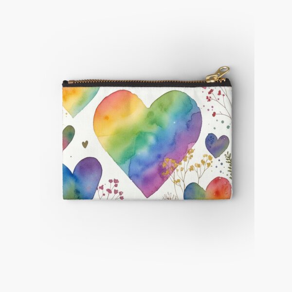 Item preview, Boho Rainbow Heart | Watercolor Pride Decor  designed and sold by GeoandHome.