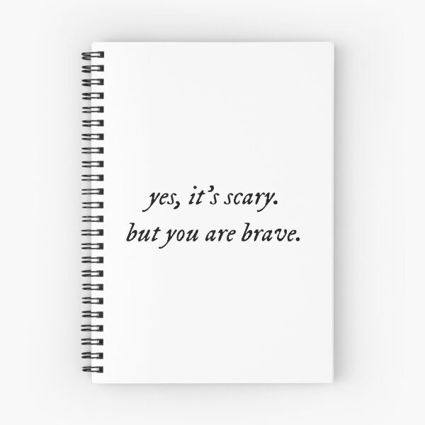 Item preview, Yes It's Scary But You Are Brave - Heated Rivalry Quote designed and sold by artistalways.
