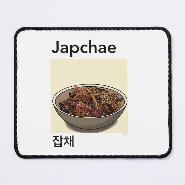 Item preview, Japchae Illustration Art Print Korean Food Poster designed and sold by TAWN ILLUSTRATIONS.