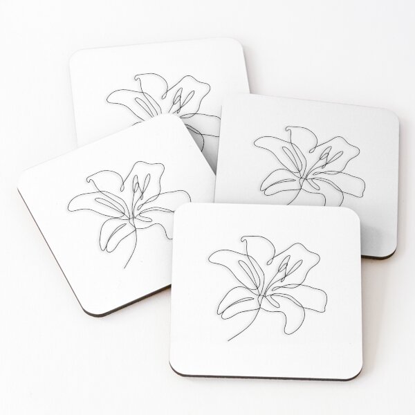 Item preview, Minimalist Lily Flower Modern Line Art Botanical designed and sold by NuvoraNest.