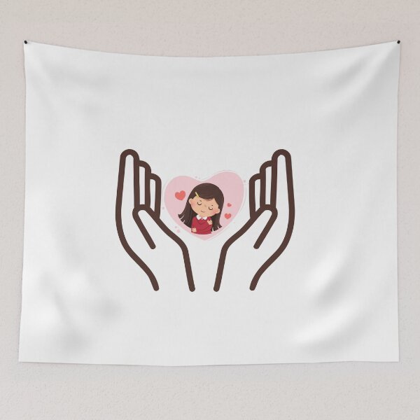 Item preview, safe in loving hands designed and sold by Thuraya Designs.