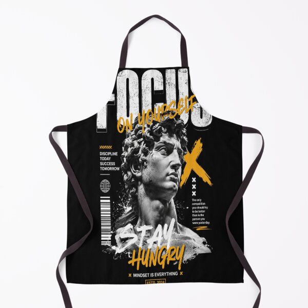 Item preview, Focus on yourself- stay hungry Motivation Graphics Design designed and sold by urbanshop7.