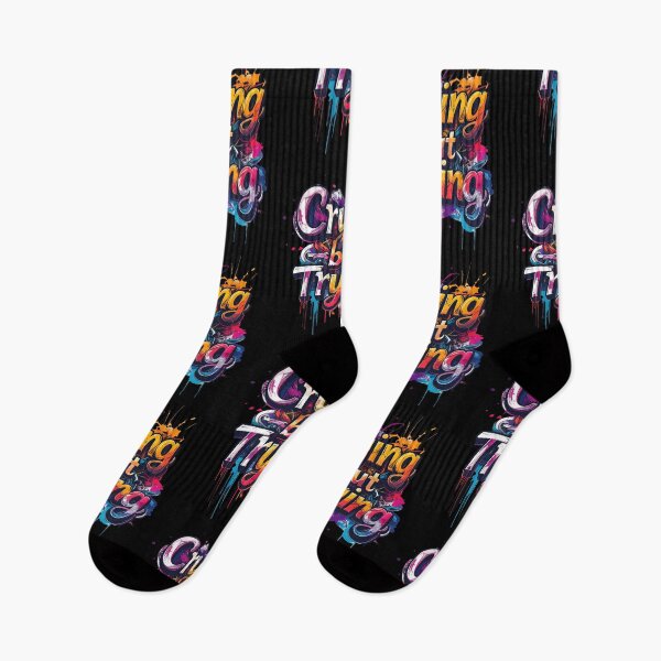 Item preview, Crying but trying, graffiti style  designed and sold by LiskoDesign.