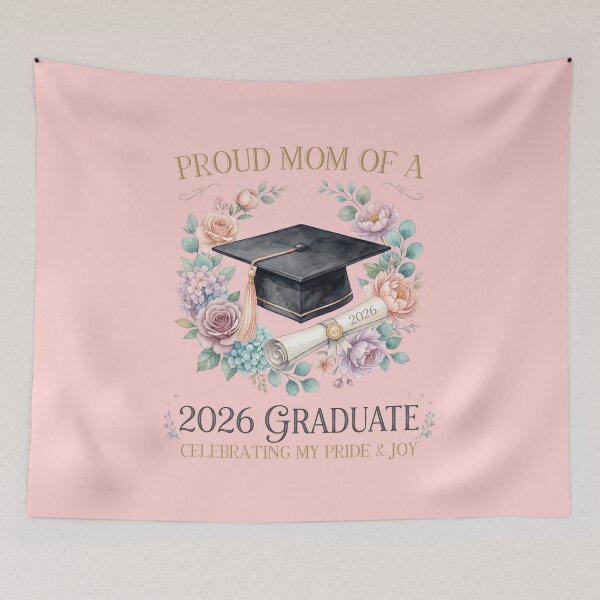 Item preview, Proud Mom of A 2026 Graduate Proud Parent Graduation Celebration Design for Moms Class of 2026 designed and sold by Im-Ara.