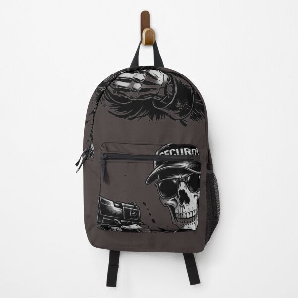 Item preview, Skeleton Security Officer Armed – Dark Gothic Skull Guard Design designed and sold by RAYBIL.