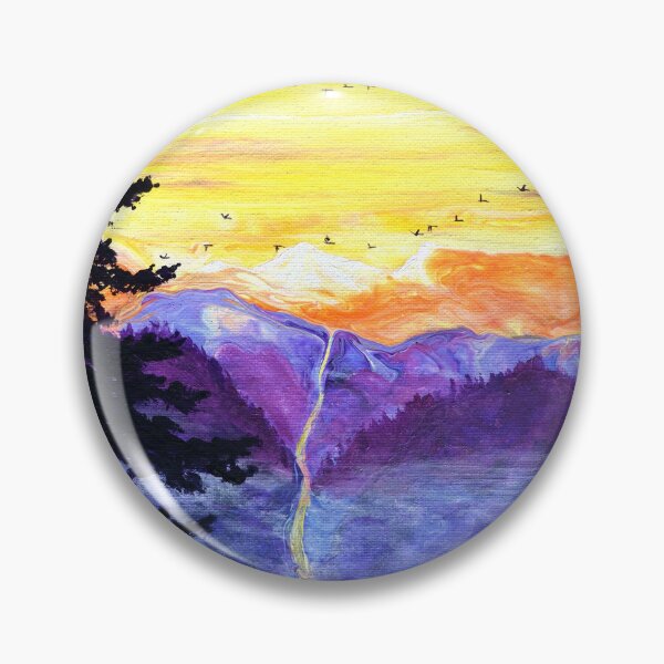 Item preview, Owl by a Sunset Waterfall designed and sold by BreezyZen.
