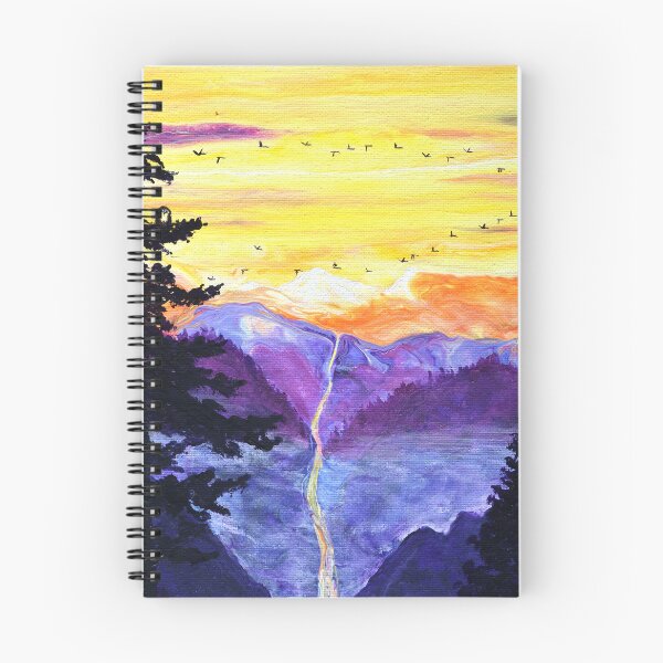 Item preview, Owl by a Sunset Waterfall designed and sold by BreezyZen.