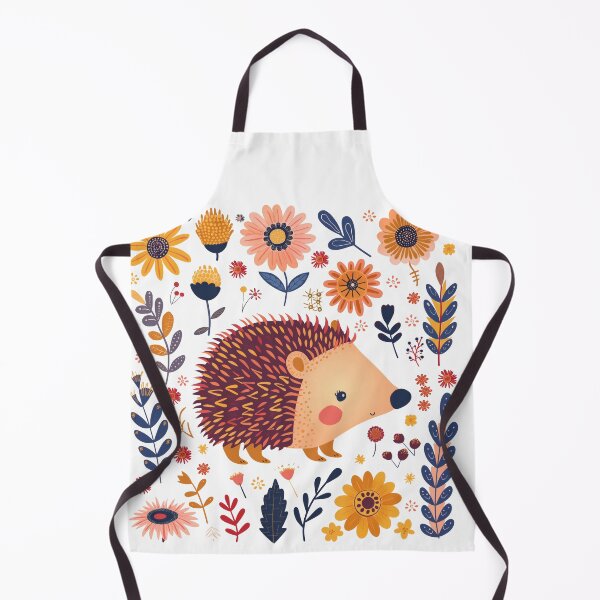 Item preview, Scandinavian Folk Art, Floral Hedgehog designed and sold by xiao xuans.