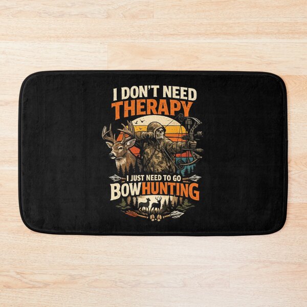 Item preview, I Don't Need Therapy I Just Need Bowhunting – Vintage Archery Hunter designed and sold by SidTastic .