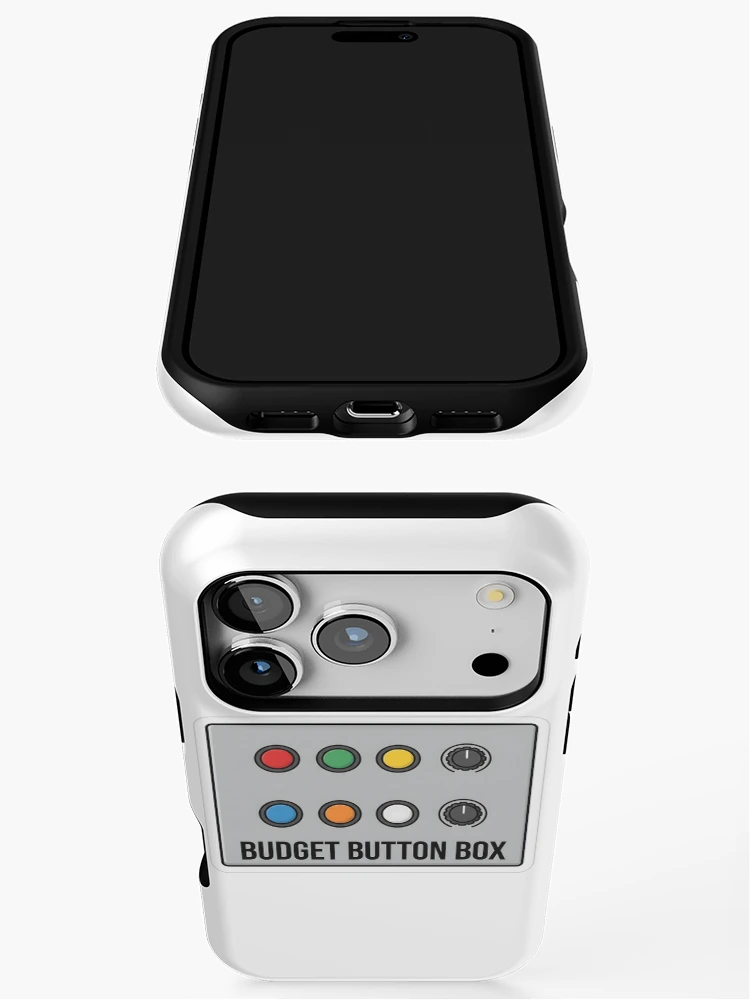 Thumbnail 3 of 4, iPhone Case, Budget Button Box - Sim Racing designed and sold by GarageGraphics.
