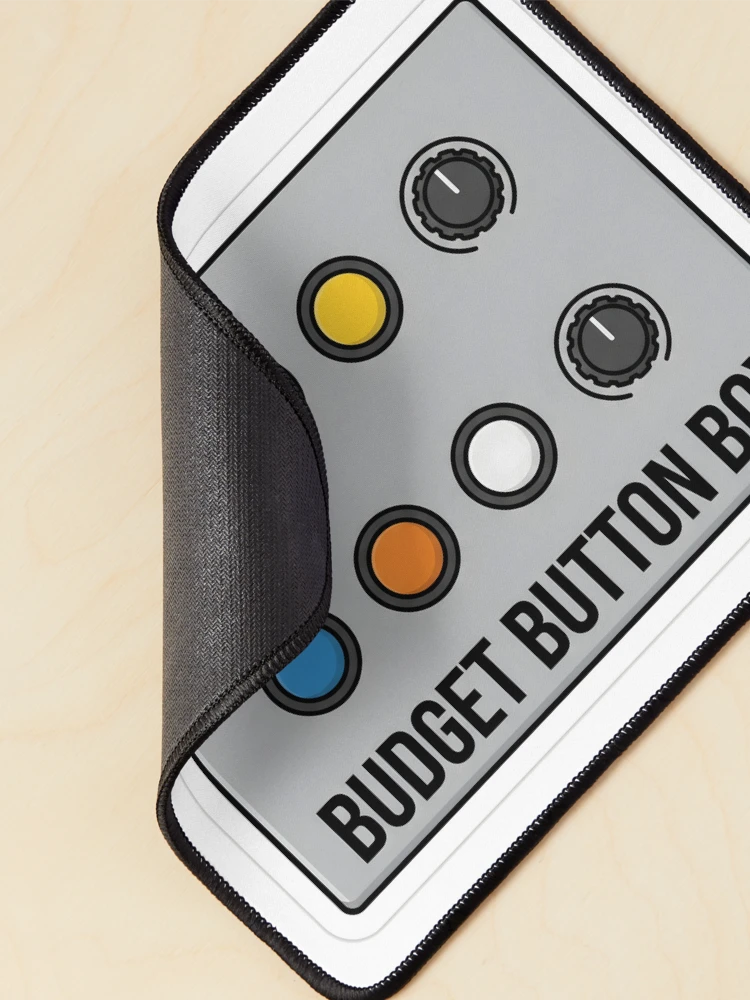 Thumbnail 2 of 5, Mouse Pad, Budget Button Box - Sim Racing designed and sold by GarageGraphics.