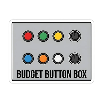 Artwork thumbnail, Budget Button Box - Sim Racing by GarageGraphics