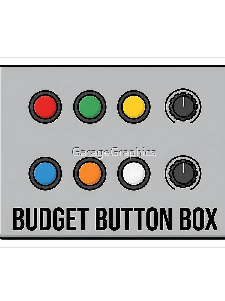 Thumbnail 3 of 3, Scarf, Budget Button Box - Sim Racing designed and sold by GarageGraphics.