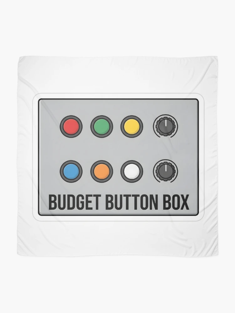 Thumbnail 2 of 3, Scarf, Budget Button Box - Sim Racing designed and sold by GarageGraphics.