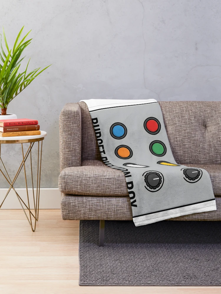 Thumbnail 2 of 6, Throw Blanket, Budget Button Box - Sim Racing designed and sold by GarageGraphics.