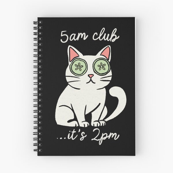 Item preview, "5am Club"... It's 2pm Cat  designed and sold by Blissandlove.