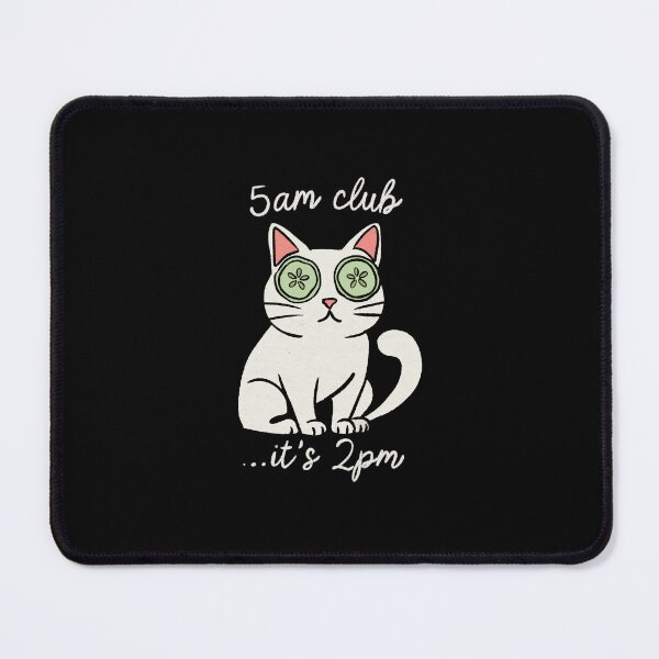 Item preview, "5am Club"... It's 2pm Cat designed and sold by Blissandlove.