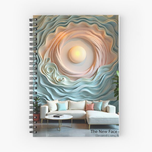 Item preview, Luxury Pastel Sculpted Wall Art | Elevated Living Room Design designed and sold by Creative-RE.