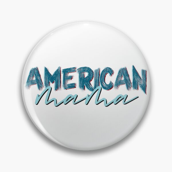 Item preview, American Mama blue designed and sold by Holly Norine Design.
