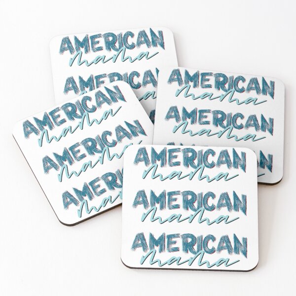 Item preview, American Mama blue designed and sold by Holly Norine Design.