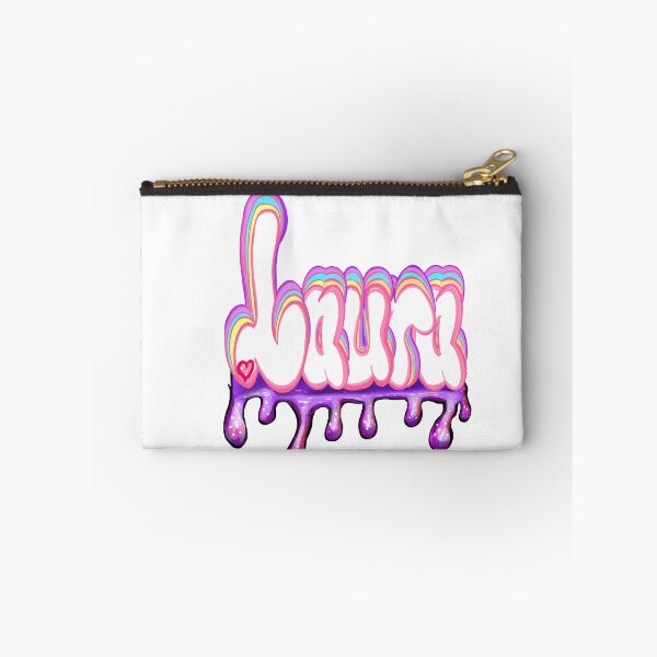 Item preview, Laura Name Personalized Custom Gifts for girls and women in pastel colors with drips designed and sold by Artonmytee.