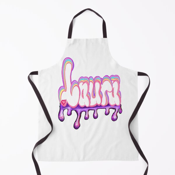 Item preview, Laura Name Personalized Custom Gifts for girls and women in pastel colors with drips designed and sold by Artonmytee.