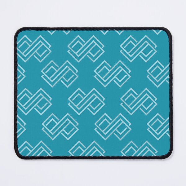 Item preview, Teal Geometric Labyrinth Pattern | Art Deco Tonal Seamless designed and sold by Dino-Lune.