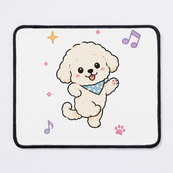 Item preview, Kawaii Maltese Puppy Sticker Design designed and sold by Seculinator.