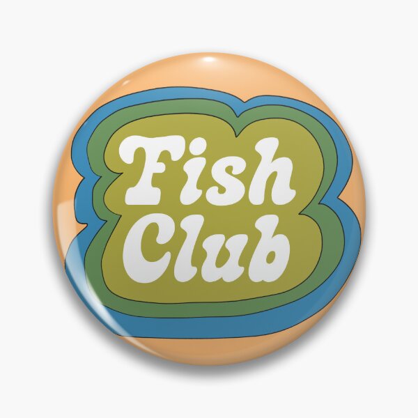 Item preview, Fish Club( Green on Yellow) designed and sold by yellowflowerhut.