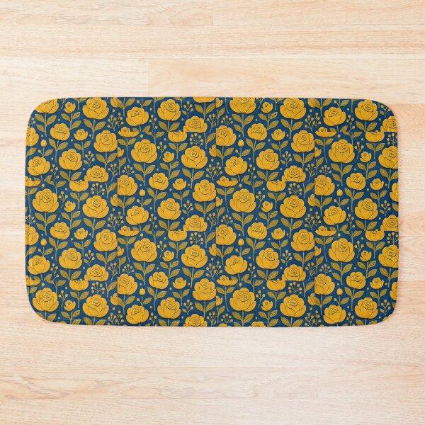Item preview, Rosa Sulfurea on Blue Background designed and sold by scicilysimonee.